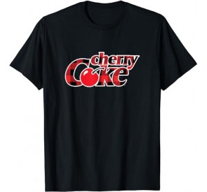 Coca Cola Cherry Coke Classic Retro Vintage Logo T-Shirt